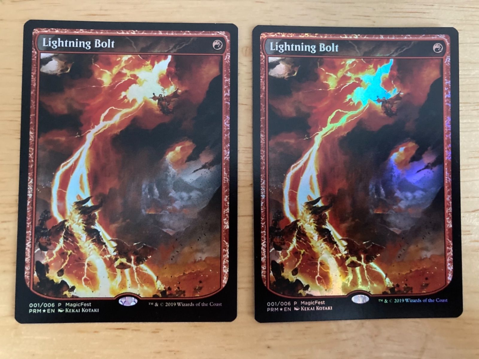 PRM】 Lightning Bolt/稲妻 (英)Foil ジャッジ褒賞 稲妻 lightning