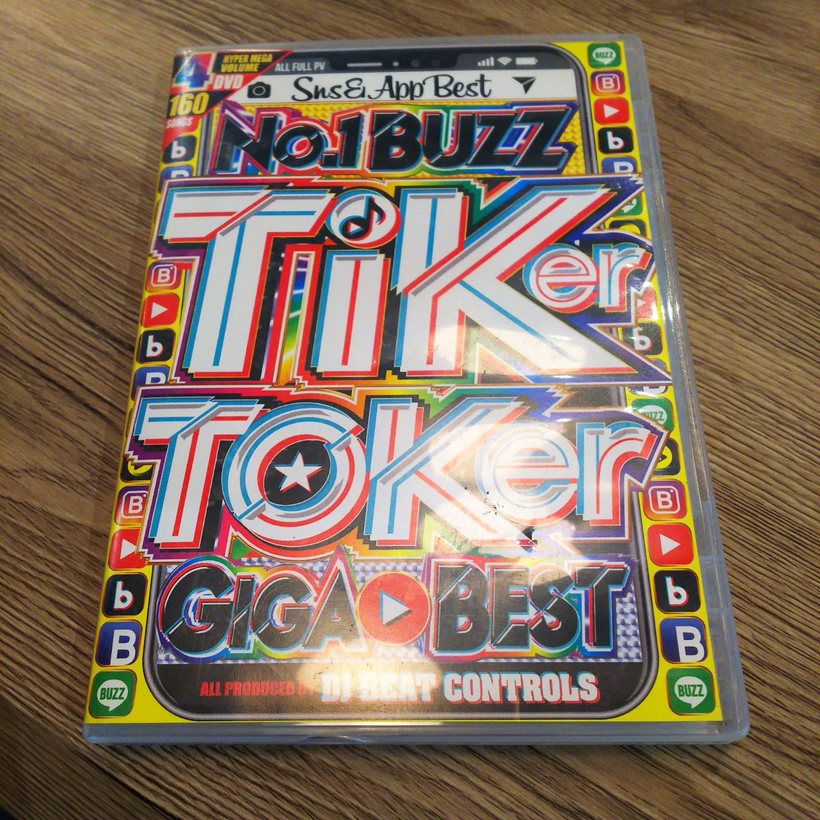 ☆【DVD】洋楽DVD 4枚組 160曲 ALLフルPV TikTok ギガベスト No.1 Buzz