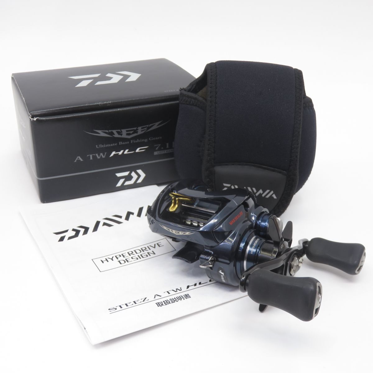 DAIWA ダイワ STEEZ スティーズ A TW HLC 7.1L 00630234 左ハンドル ベイトリール ※中古 - メルカリ