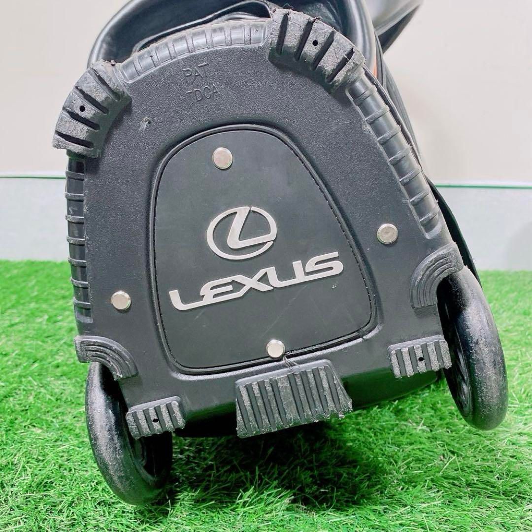 ゴルフ LEXUS レクサス 14口 10型 キャディバッグ 3点式 N1161