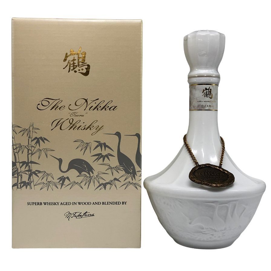 東京都限定◇ニッカ 鶴 陶器ボトル 700ml NIKKA1441g【U1