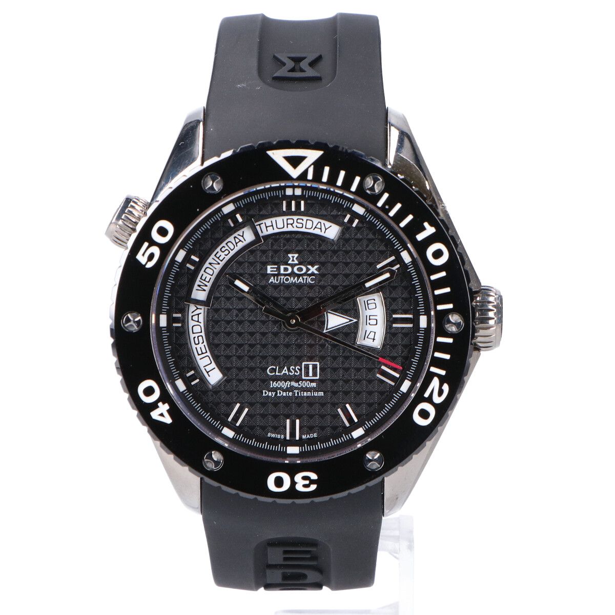 EDOX CLASS 1 83002-TIN-NIN デイデイトオートマ - 腕時計(アナログ)