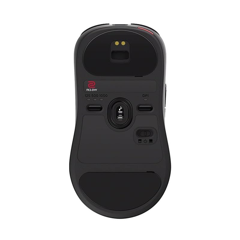 ZOWIE FK2-DW ワイヤレスゲーミングマウス 低プロファイル 左右対称 65g 3950センサー 4000Hz エンハンストワイヤレスレシーバー付属 右利き用 プラグ＆プレイ