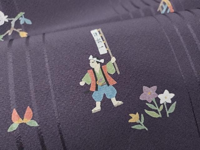 平和屋着物○全通柄袋帯 鹿の子文 正絹 逸品 DAAU9118fe （平和屋着物  