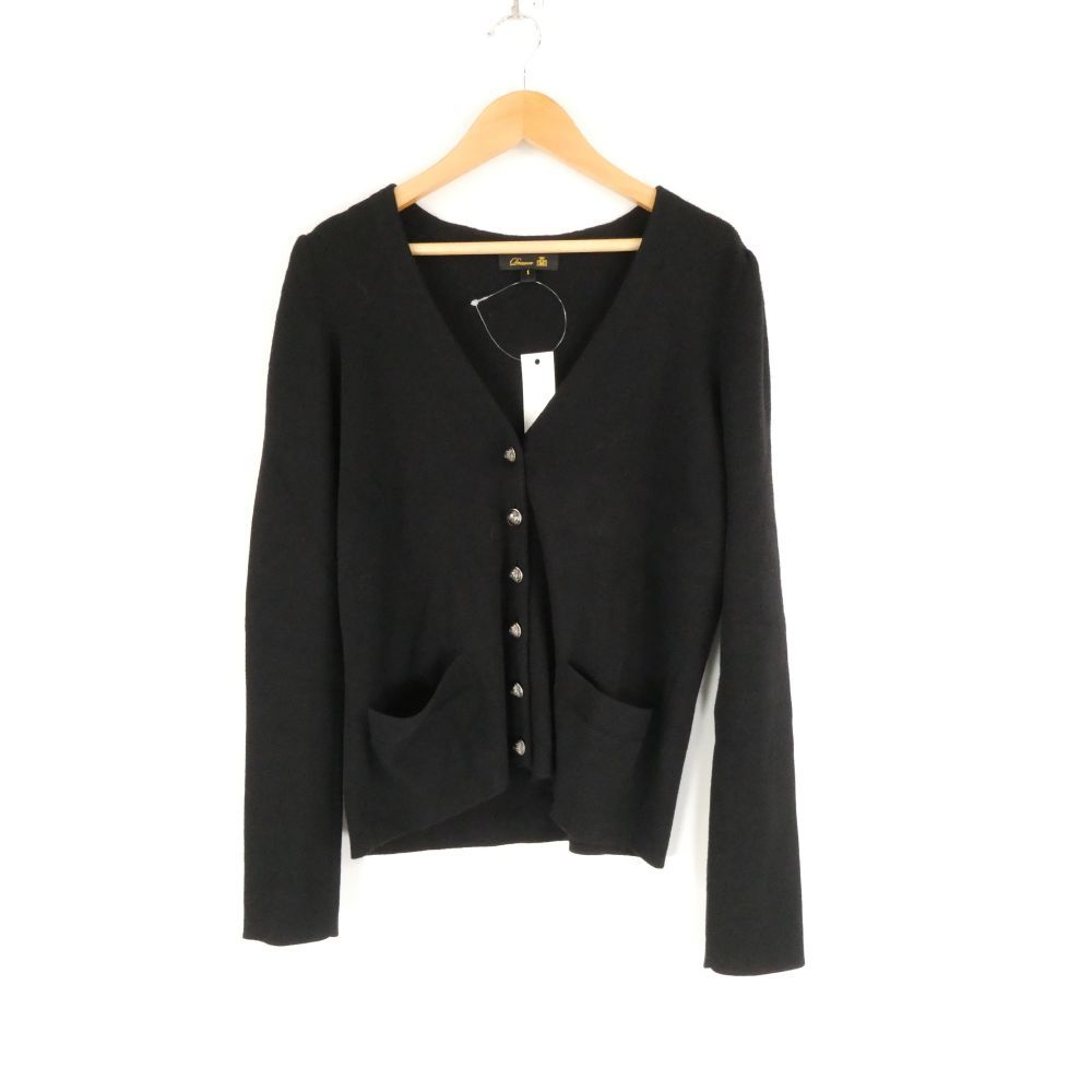 Drawer ドゥロワー 6515-106-0087 カーディガン 1 カシミヤ ウール 長袖 ニット レディース AY7171A67