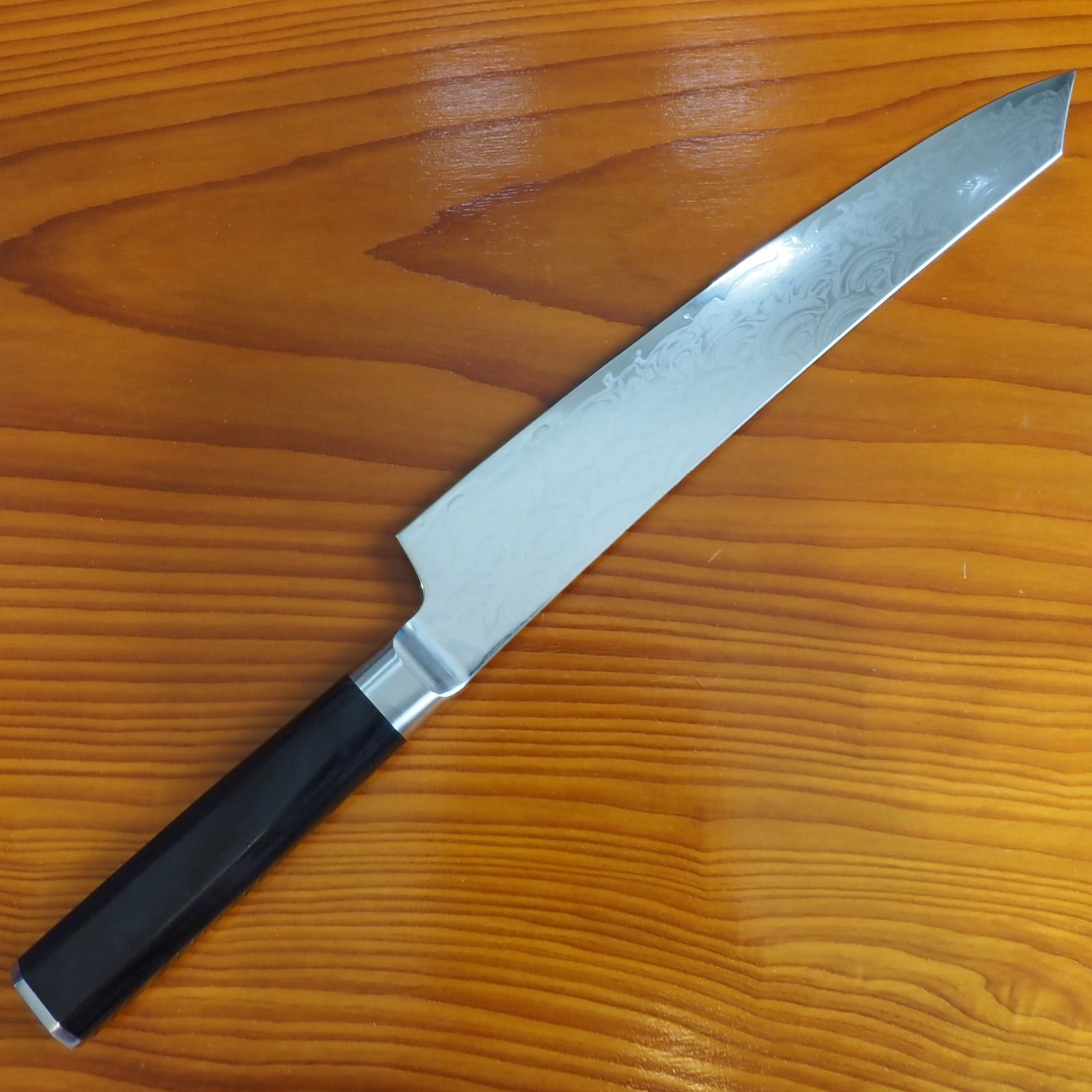 堺孝行 250mm 剣型筋引 グランドシェフ青海波 日本製 ポーラーN685 knife 包丁