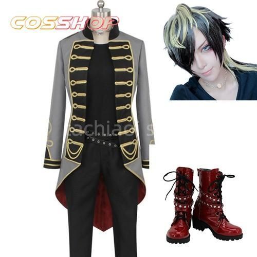 ヒプノシスマイク 四十物十四 あいもの じゅうし ウィッグ付き 靴あり コスプレ服 イベント 変装 COS Cosplay