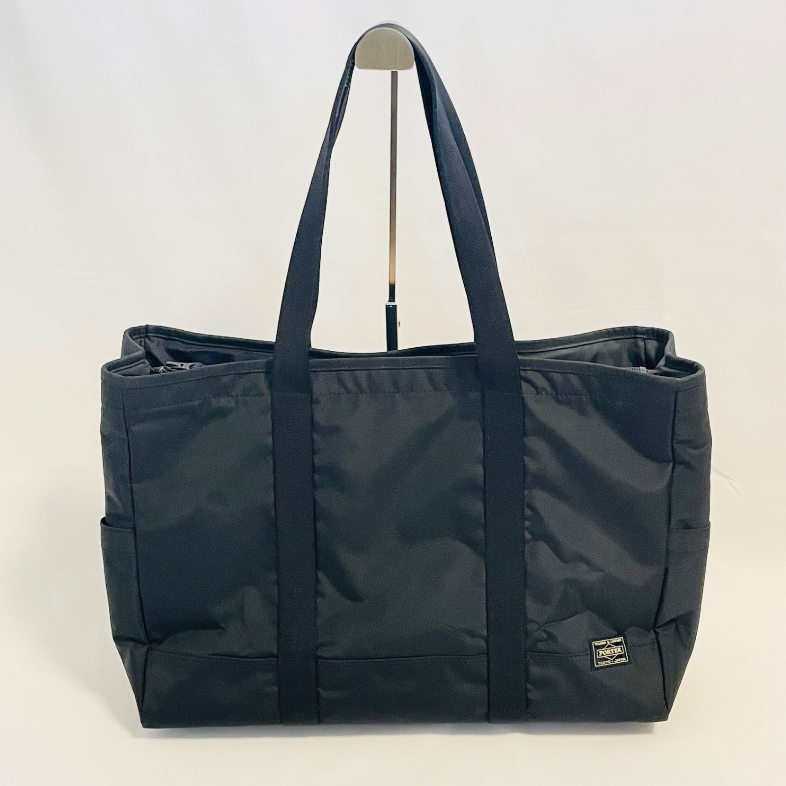 美品 PORTER ポーター ドライブ トートバッグ ビジネスバッグ ブラック 
