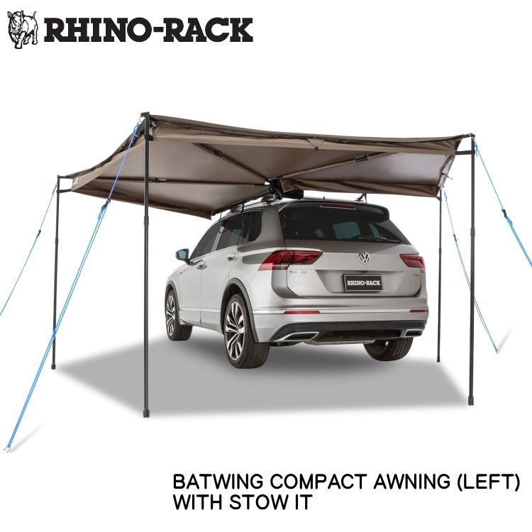 価格 RHINO-RACK ライノラック BATWING COMPACT AWNING LEFT WITH STOW IT バットウィング コンパクトオーニング左側マウント STOW IT 付き 33116