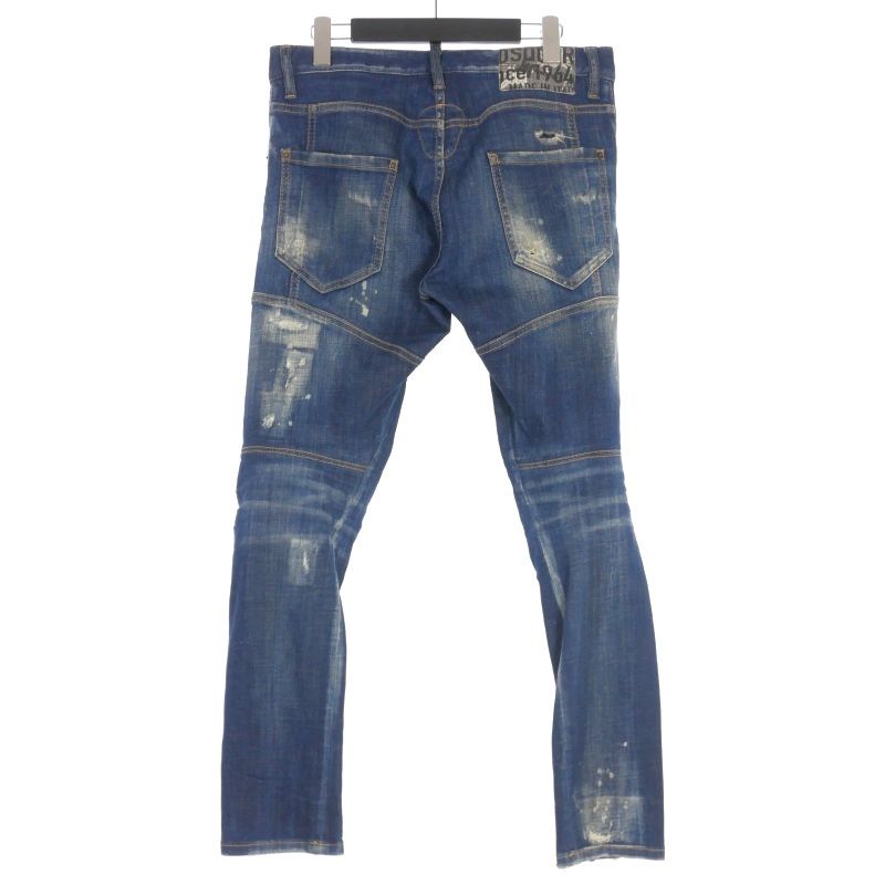 Biker Jean 21AW DSQUARED2(ディースクエアード) Tidy ペイント ディー