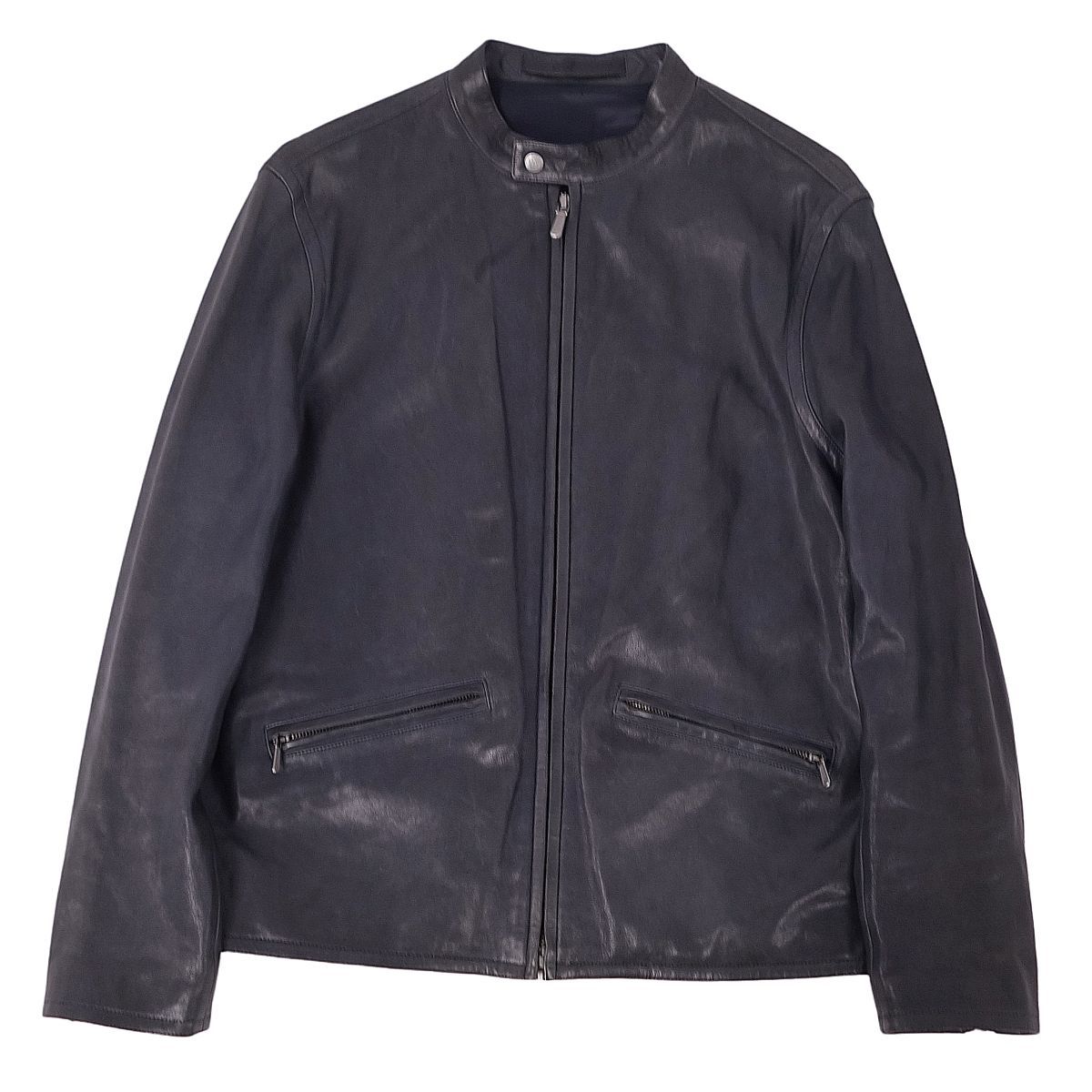 dunhill ラムレザージャケット 最高級 希少 ロンドン地図 dunhill ラムレザージャケット