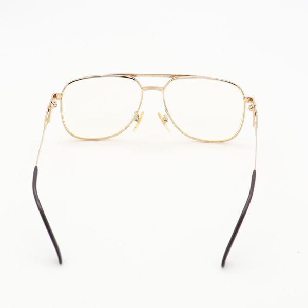 良品 バーバリー 325 57ロ15-140 ゴールド ヴィンテージ ツーブリッジ