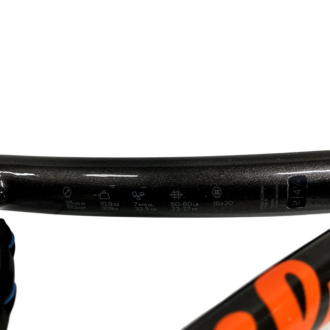 wilson burn95 硬式用 テニスラケット グリップサイズ 2 4 1/4