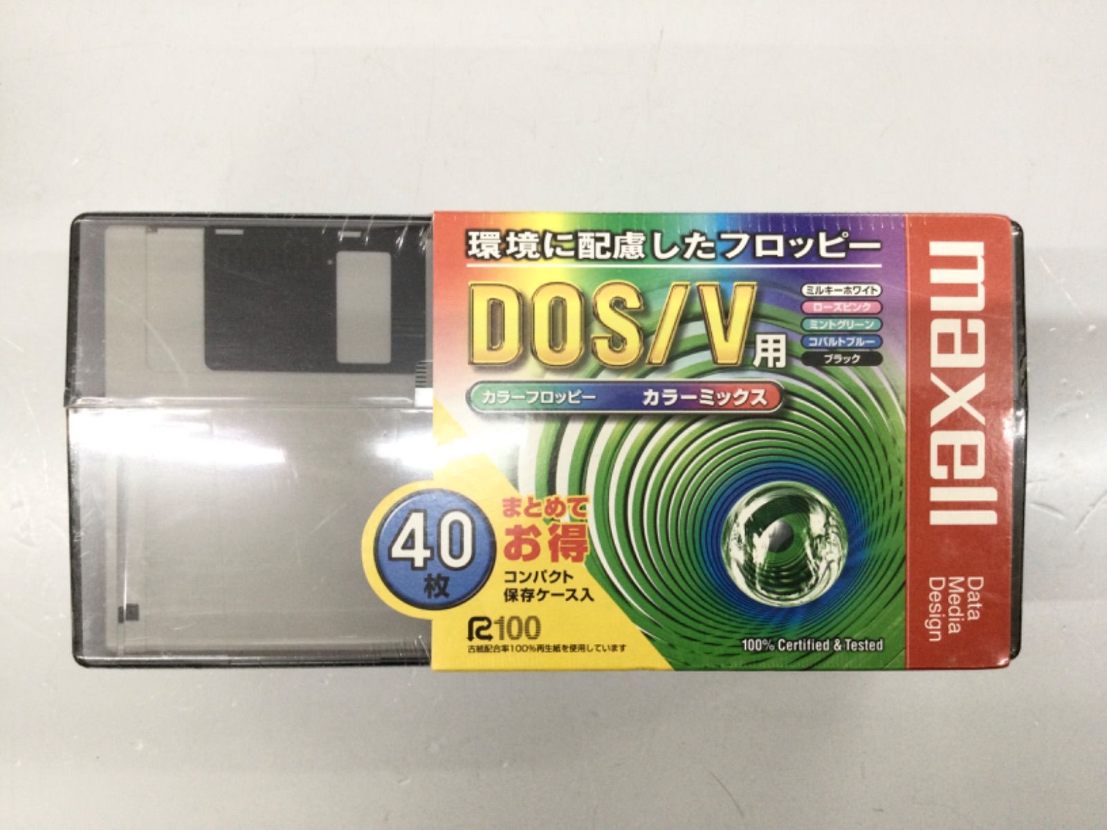 maxell 3.5型 フロッピー MFHD18MIX 40枚セット - メルカリ