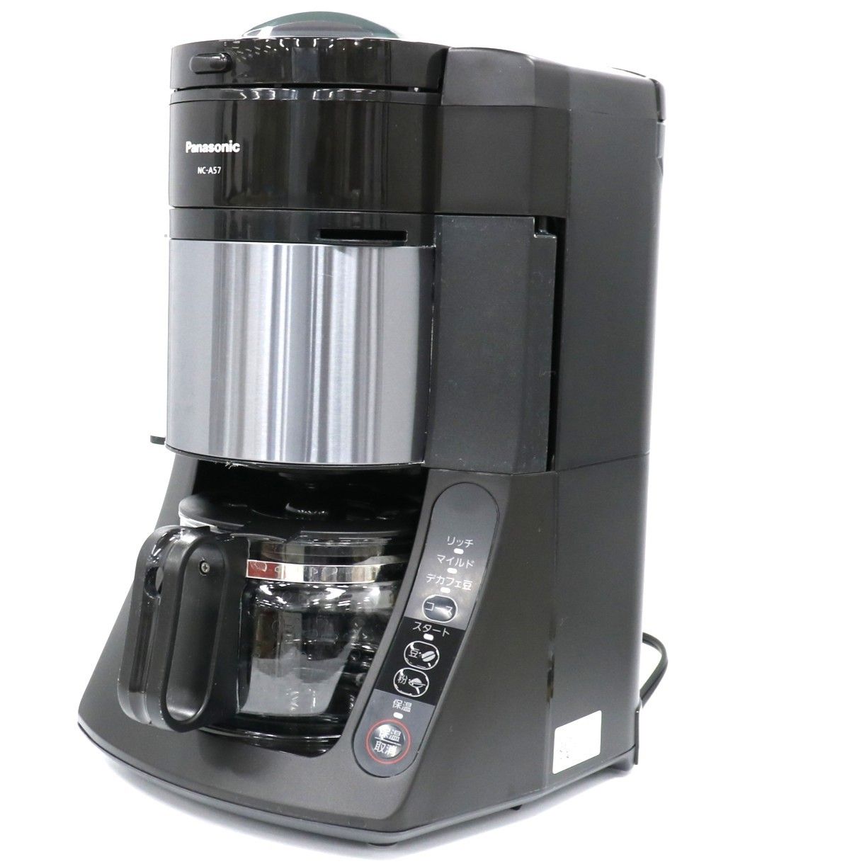 △未使用保管品 Panasonic パナソニック ミル付き浄水 コーヒー 