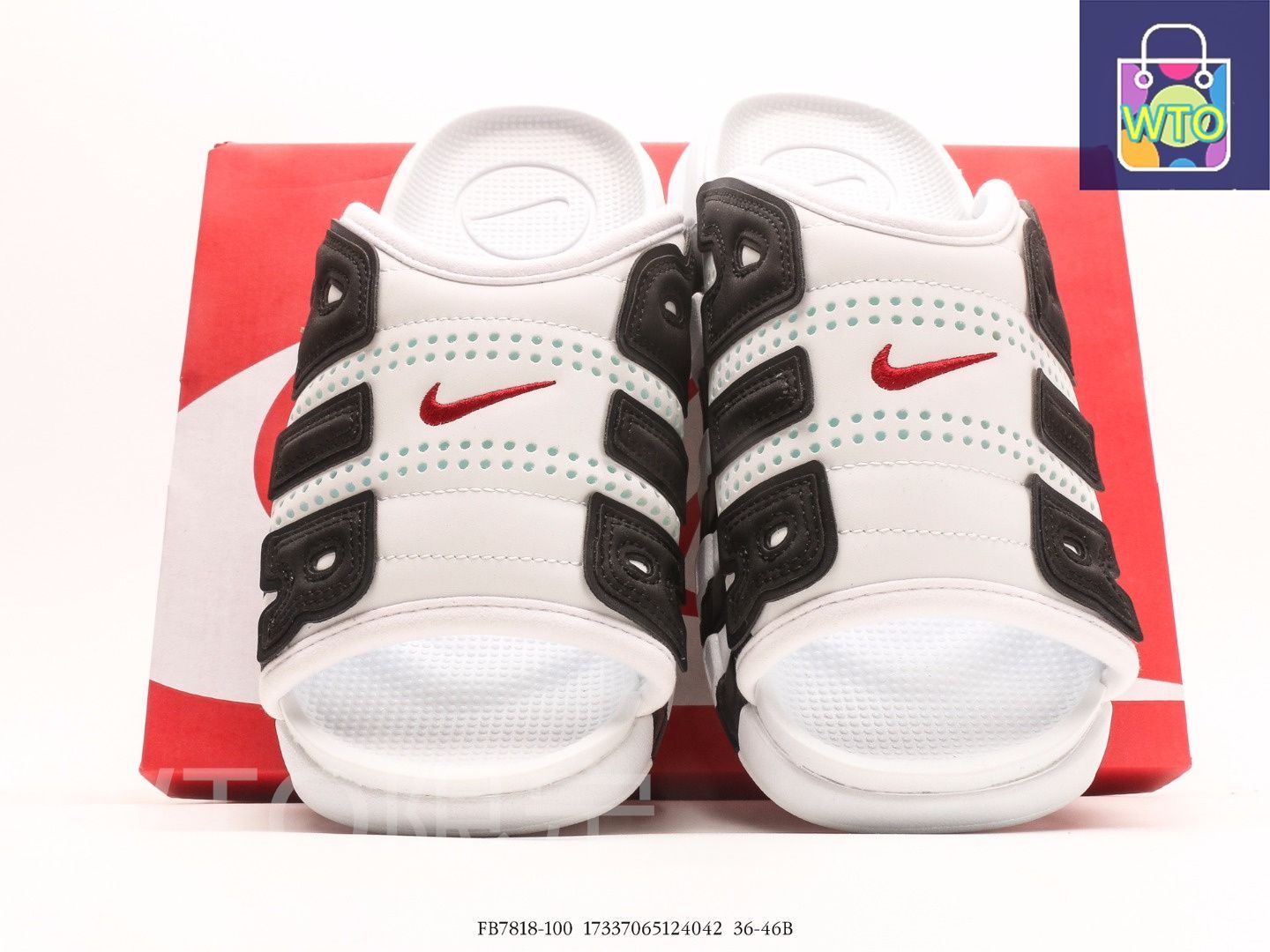 【NIKE】FB7818-100◆エアモアアップテンポスライド◆WH/BK Amazon | [ナイキ] fb7818-100 AIR MORE UPTEMPO SLIDE エア