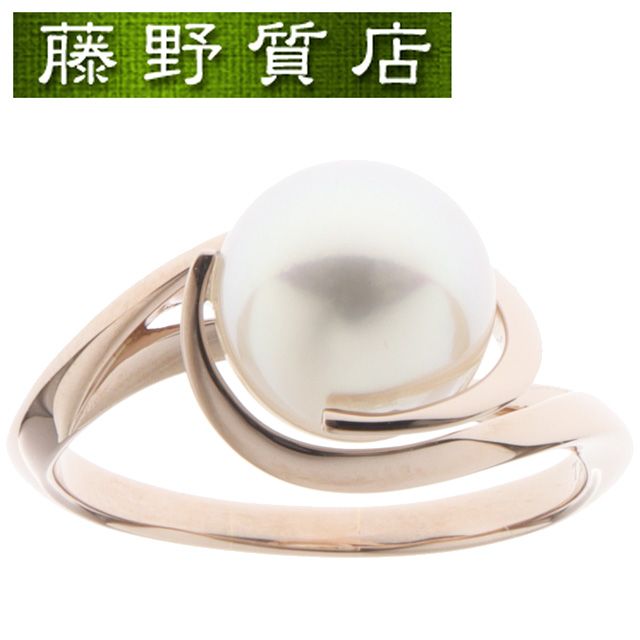 新品仕上げ済）タサキ TASAKI 田崎 パール リング 指輪 約16号 K18PG  