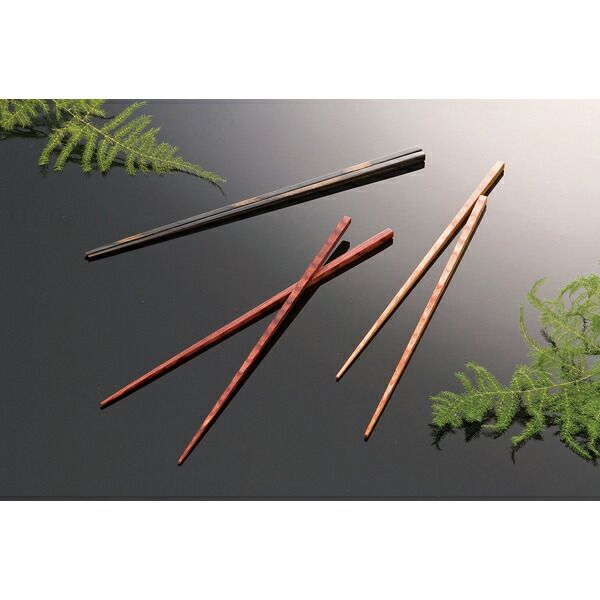 木製 極細箸 (朱面) 23.5cm (10膳入) 271350 【公式通販】