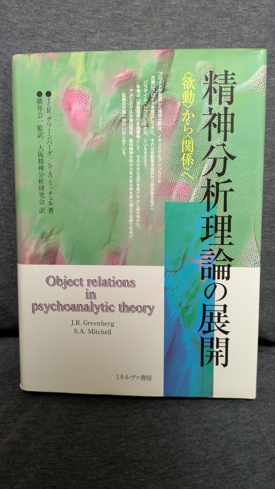 精神分析理論の展開 〈欲動〉から〈関係〉へ 精神分析理論の展開: 〈欲動〉から〈関係〉へ | J.R.グリーンバーグ