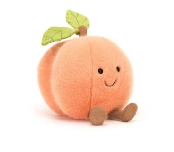 　ぬいぐるみ　Amuseables peach　ピーチ　桃　果物 JELLYCAT ぬいぐるみ Amuseables peach ピーチ 桃 果物 - メルカリ
