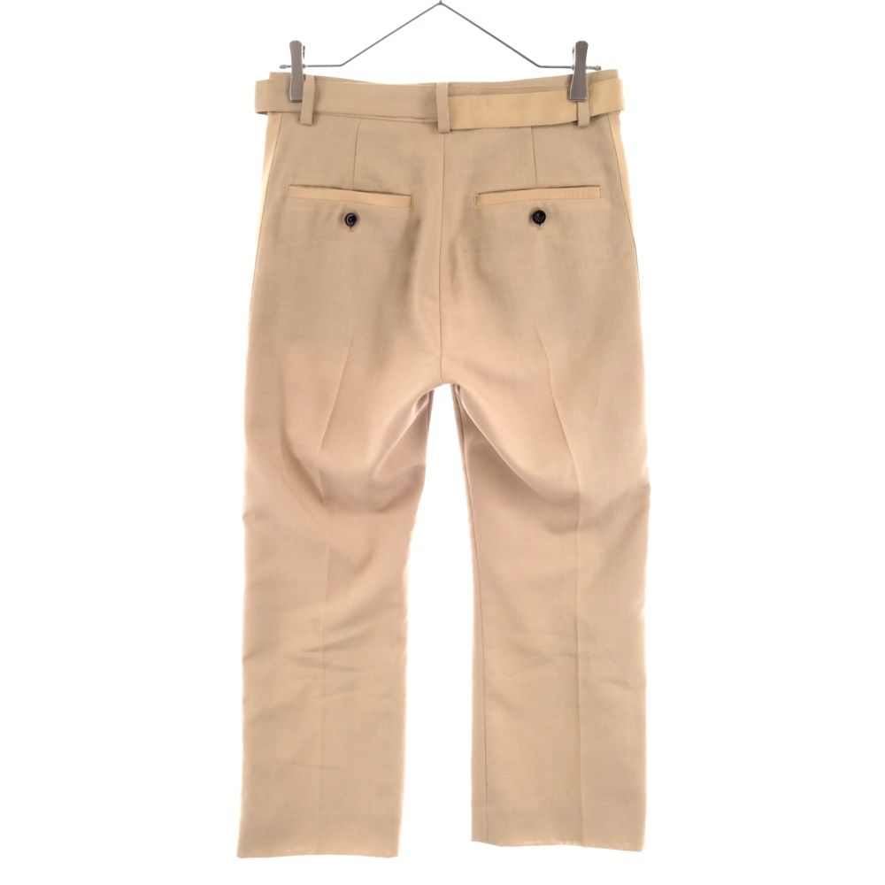 Sacai (サカイ) 23SS Suiting Pants サイドライン ベルト スラックス 