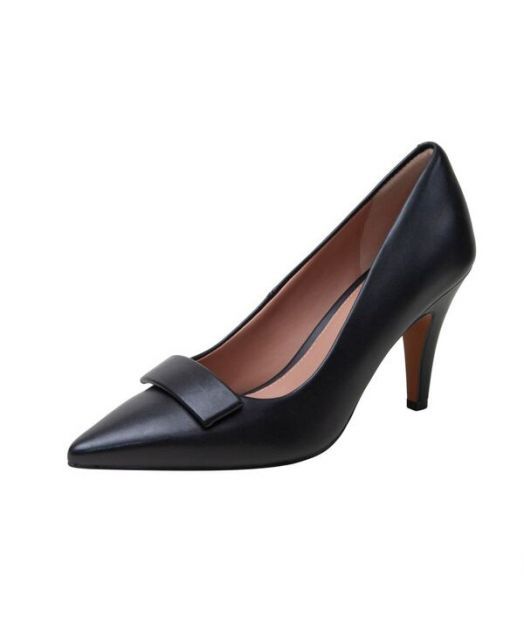 送料無料 リネアパウロ レディース パンプス シューズ PRISA | Pointed Toe Stiletto Fashion Pump Black nappa