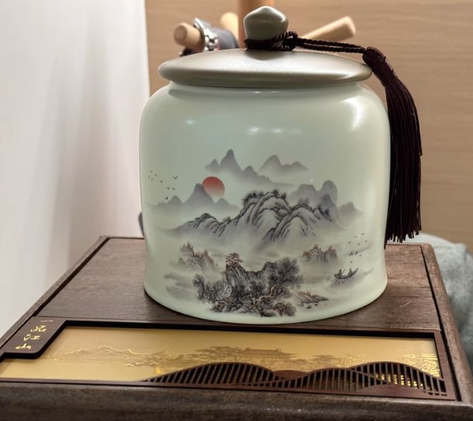 茶筒収納 茶入れ