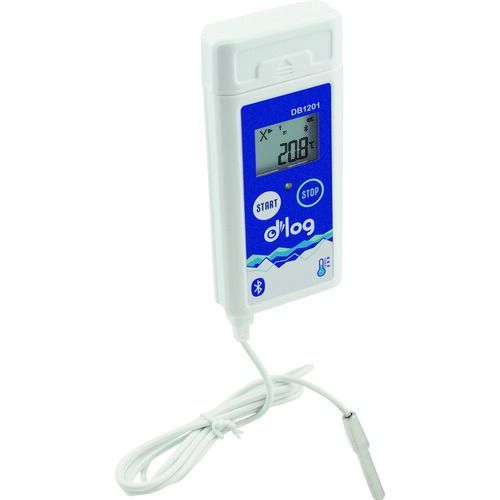 カスタム　“ｄｌｏｇ”　ＵＳＢ　＆　ＢＴ　外部プローブ式　温度データロガー