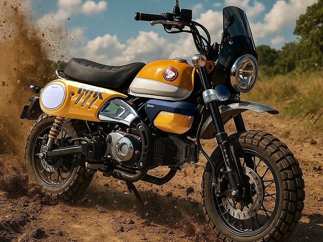 モンキー125 スクランブラーキット ホーンカバー 受注製造
