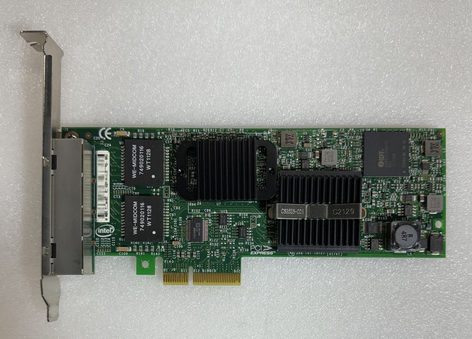 DELL DP/N 0HM9JY 1000BASE-T 4ポート ネットワークカード PCI Express x4 Intel PRO/1000 VT