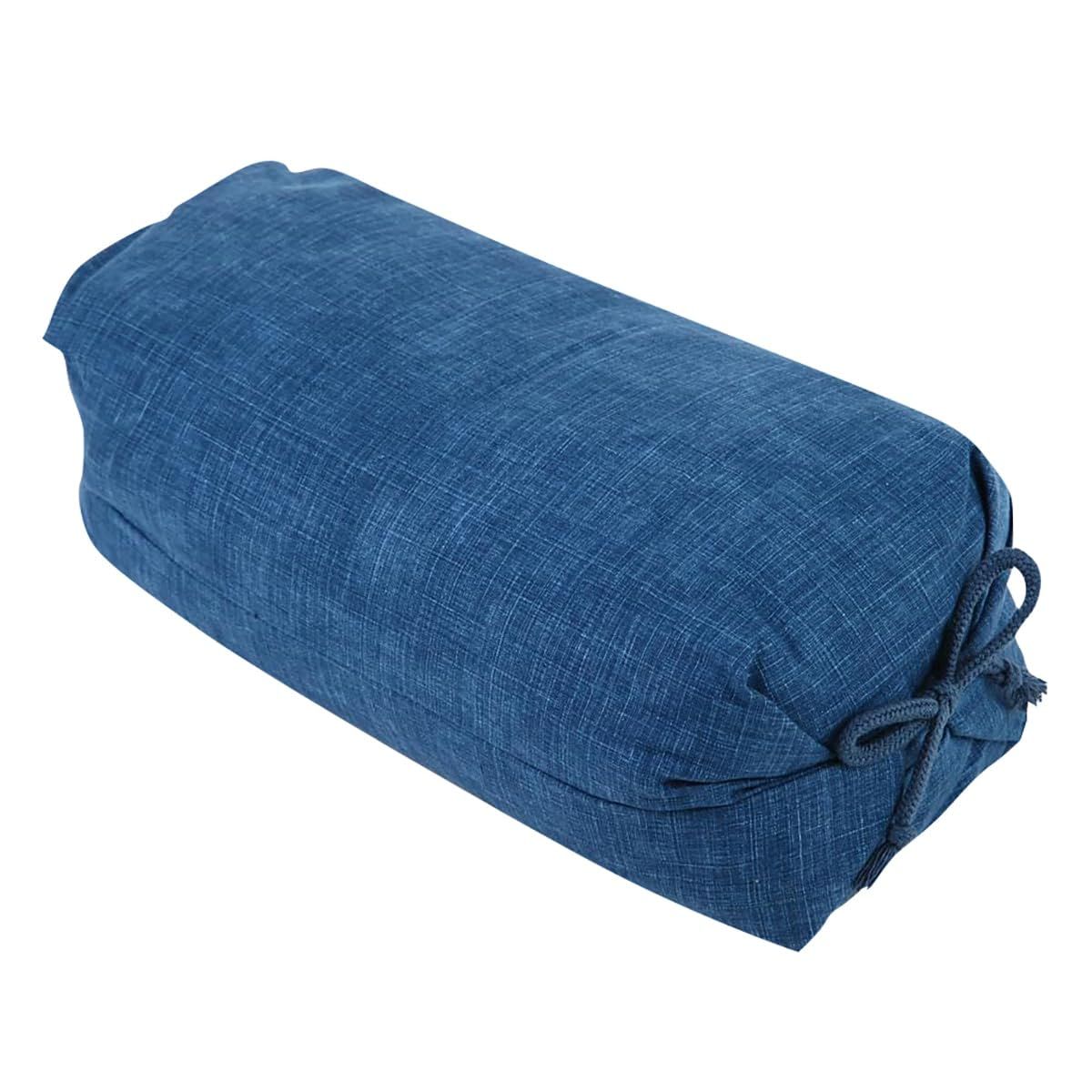  新品　ごろ寝ひのき枕 18×30cm 仮眠用枕 藍（あい） 国産ひのきチップ使用 市田商店 高さ調節可能 抱き枕