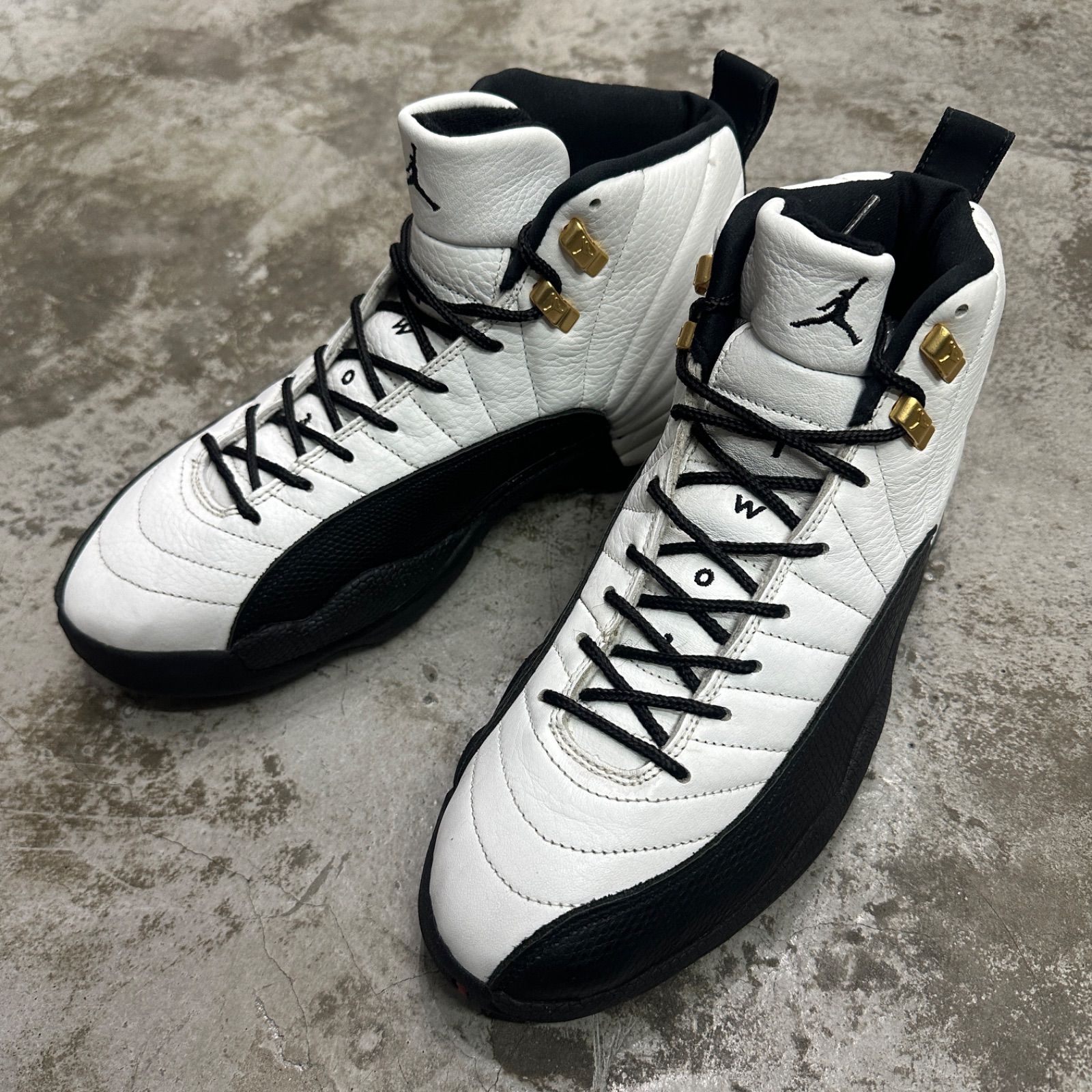 Air Jordan 12 タクシー　ホワイト/ブラック　27.5 台湾製 12月14日発売予定】 ナイキ エアジョーダン 12 レトロ ホワイト