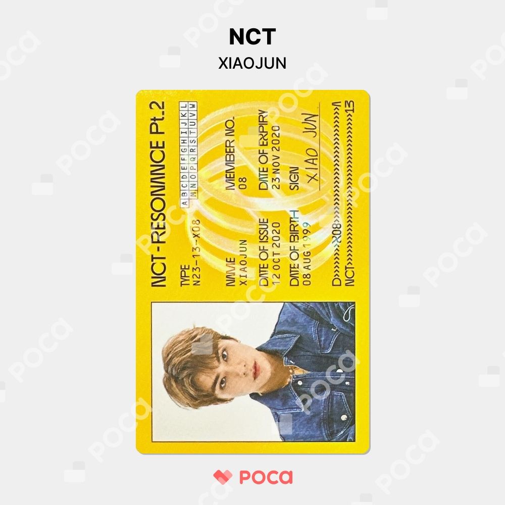 NCT ZONE SSR トレカ ポップアップ 限定 即日発送 シャオジュン NCT シャオジュン トレカ RESONANCE Pt.2 Departure Ver