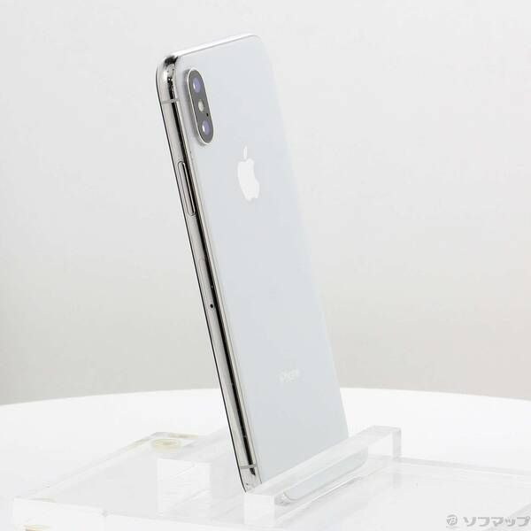中古品〕iPhoneX 256GB シルバー MQC22J／A SIMフリー【258