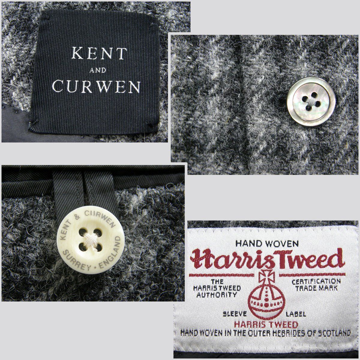 Tweed Harris KENT&CURWEN ケントアンドカーウェン × 新品 ハリス 