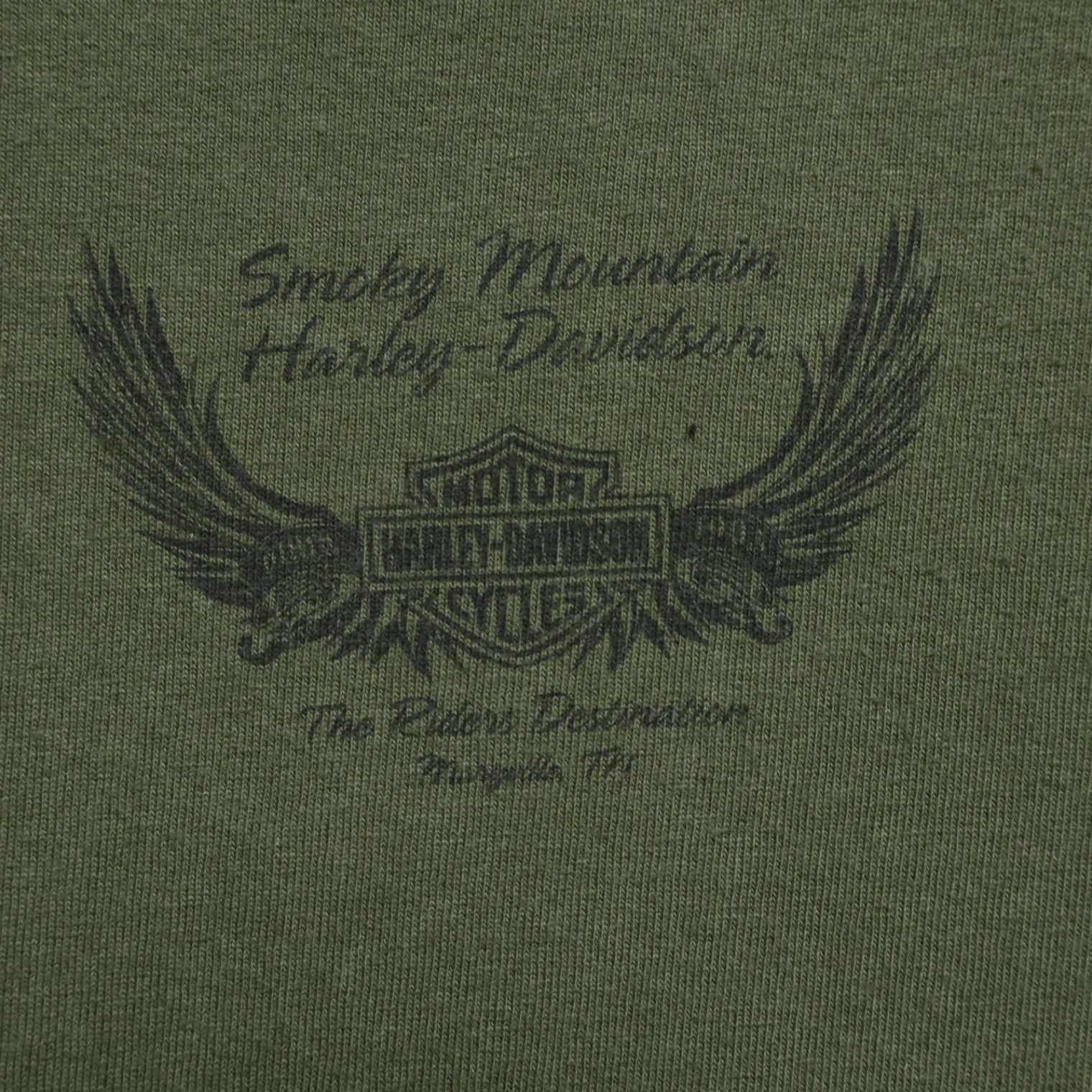 レディースXL 【A品】 90s 00sメキシコ製 HARLEY DAVIDSON ハーレーダビッドソン  Tシャツ 半袖 バイク 両面プリント 無地 カーキ 厚手 ヘビーウェイト 春夏 ヴィンテージ USA古着 M4b905