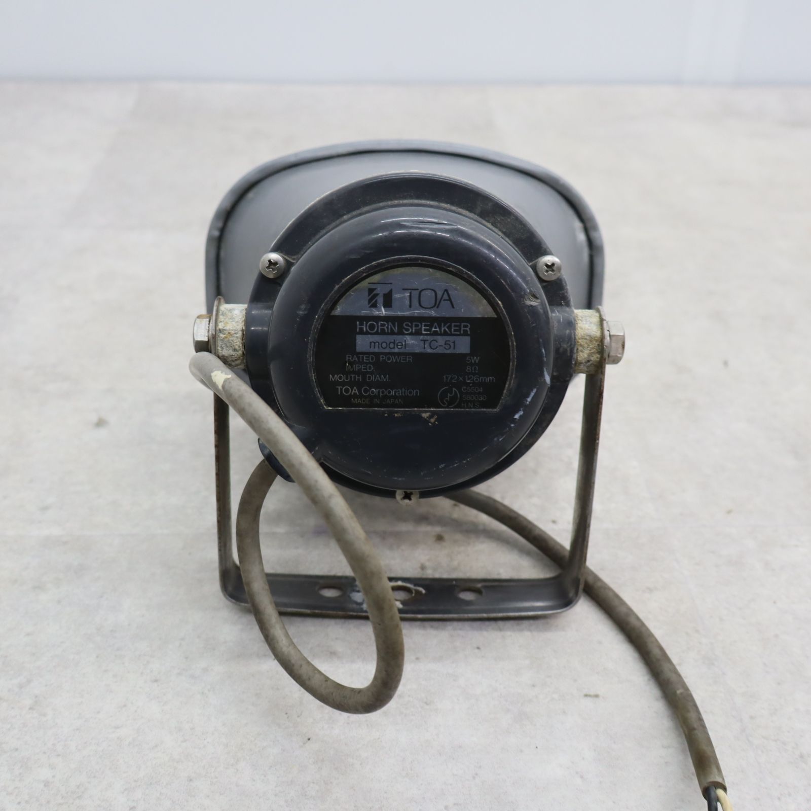 ◇USED品 ｜ホーンスピーカー｜TOA Corporation TC-51 ｜ 拡声器
