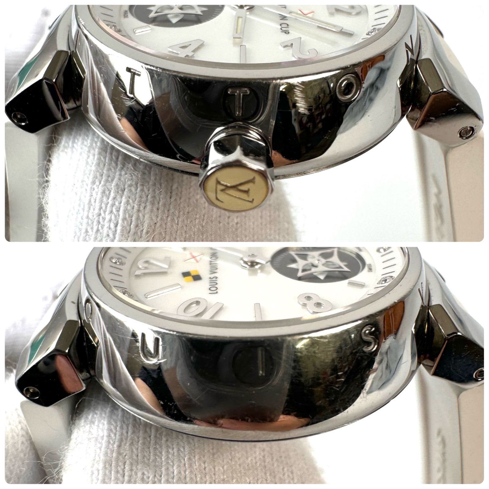 希少】ルイヴィトン タンブール ラブリーカップ Q12M0 クォーツ