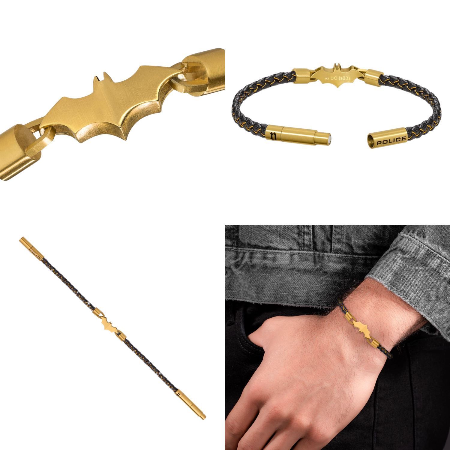 ブレスレット ポリス POLICE BATARANG バタラン BATMAN バットマン 
