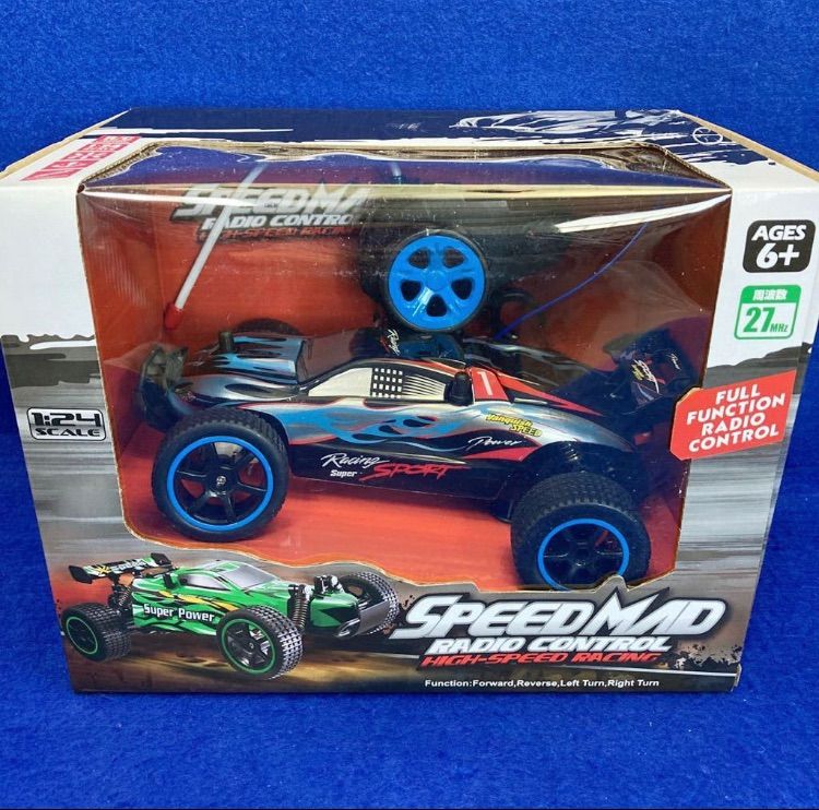 新品☆京商 1/24 SPEED MAD ブルー 電動 ラジコンカー RCカー - メルカリ