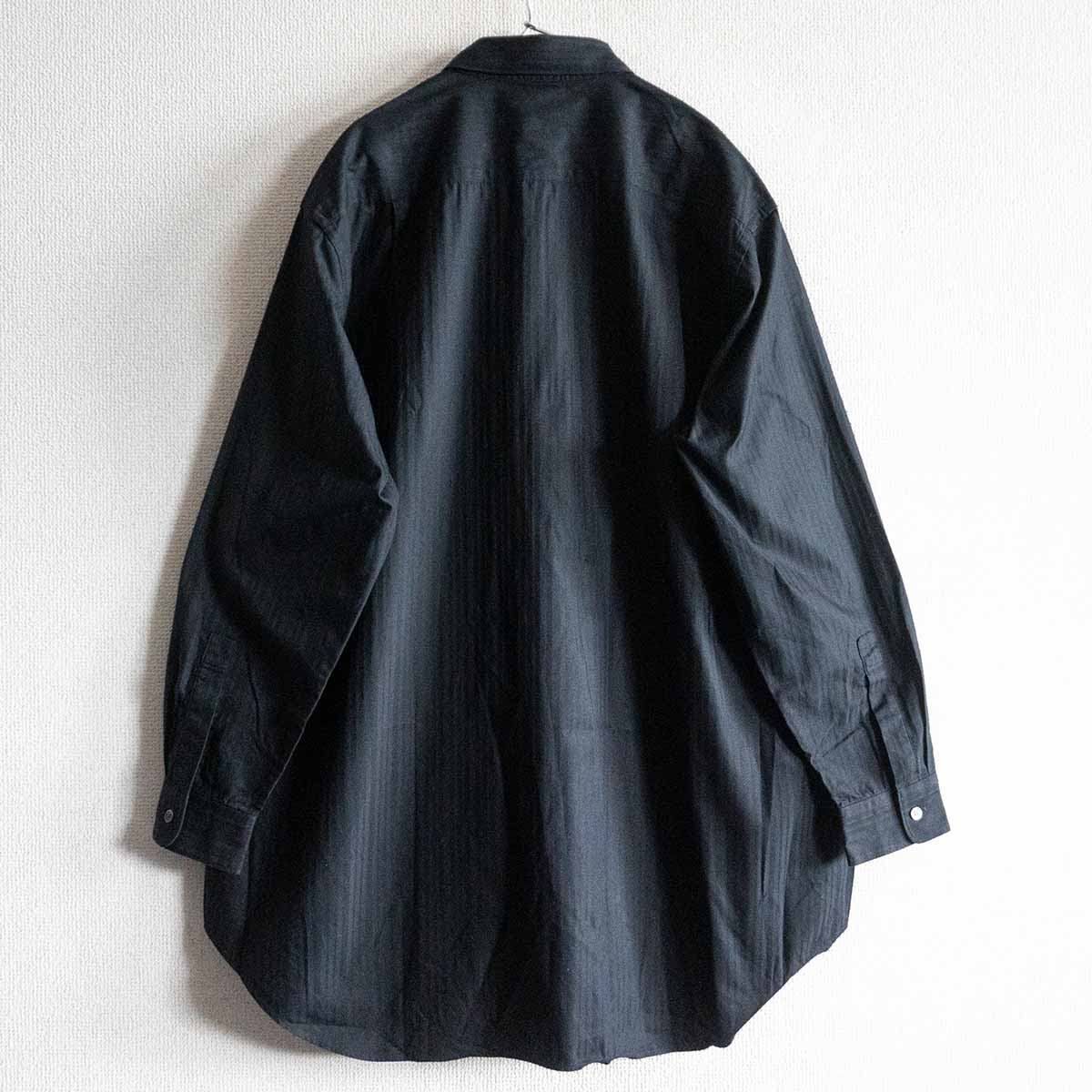 【美品】Y's for men【オーバーシルエット ストライプ シャツ 】 YOHJI YAMAMOTO ヨウジヤマモト ワイズフォーメン 2409354