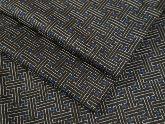 平和屋着物○本場大島紬 龍郷絣 舞花文 正絹 逸品 CAAY4813ut 平和屋着物＃