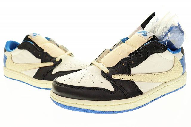 ナイキ NIKE AIR JORDAN 1 LOW OG SP TRAVIS SCOTT × FRAGMENT 2021 25cm DM7866-140 エア ジョーダン I ロー トラヴィス スコット フラグメント 【ブランド古着ベクトル】【中古】23061