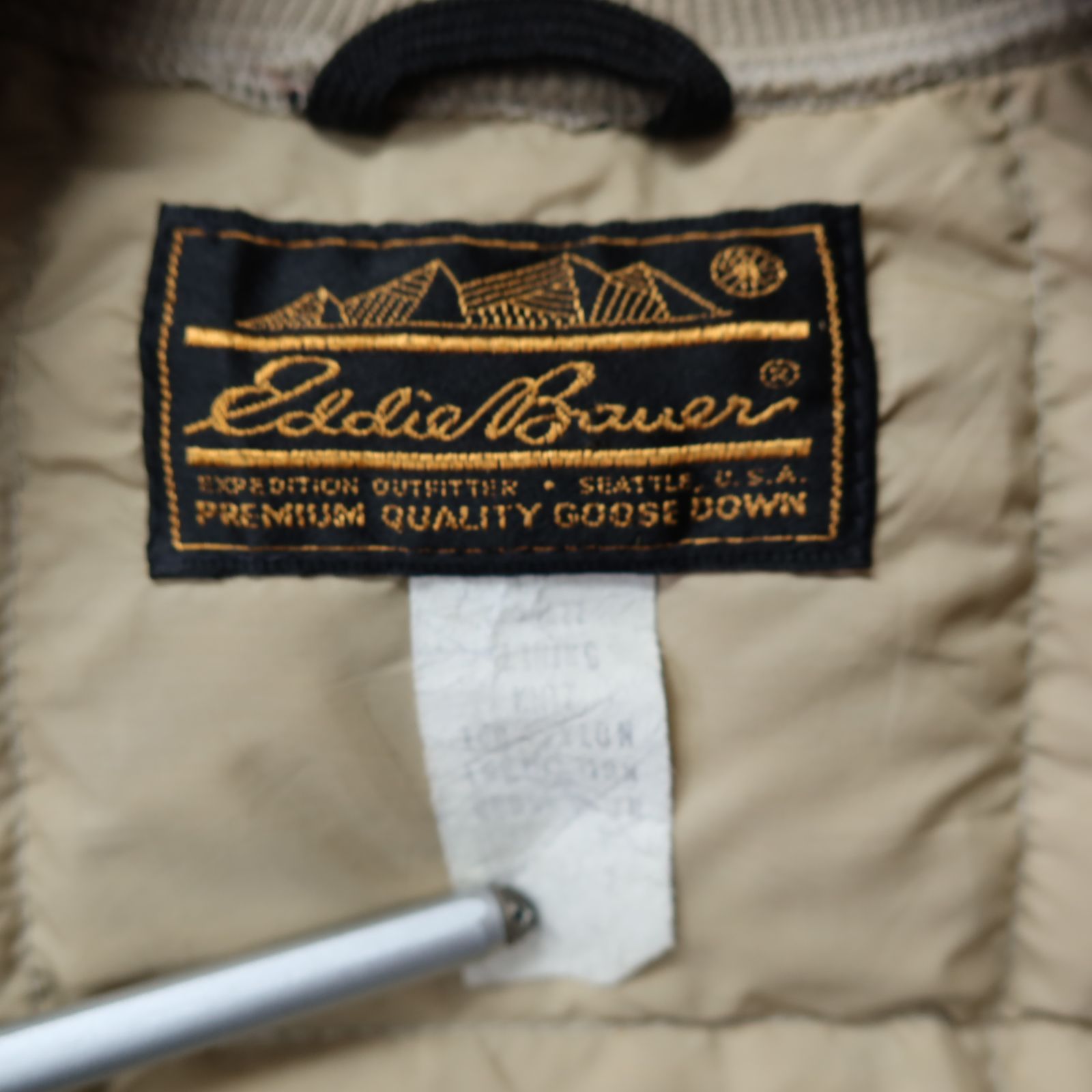 80s Vintage US古着☆Eddie Bauer エディーバウアー Down Vest ダウン