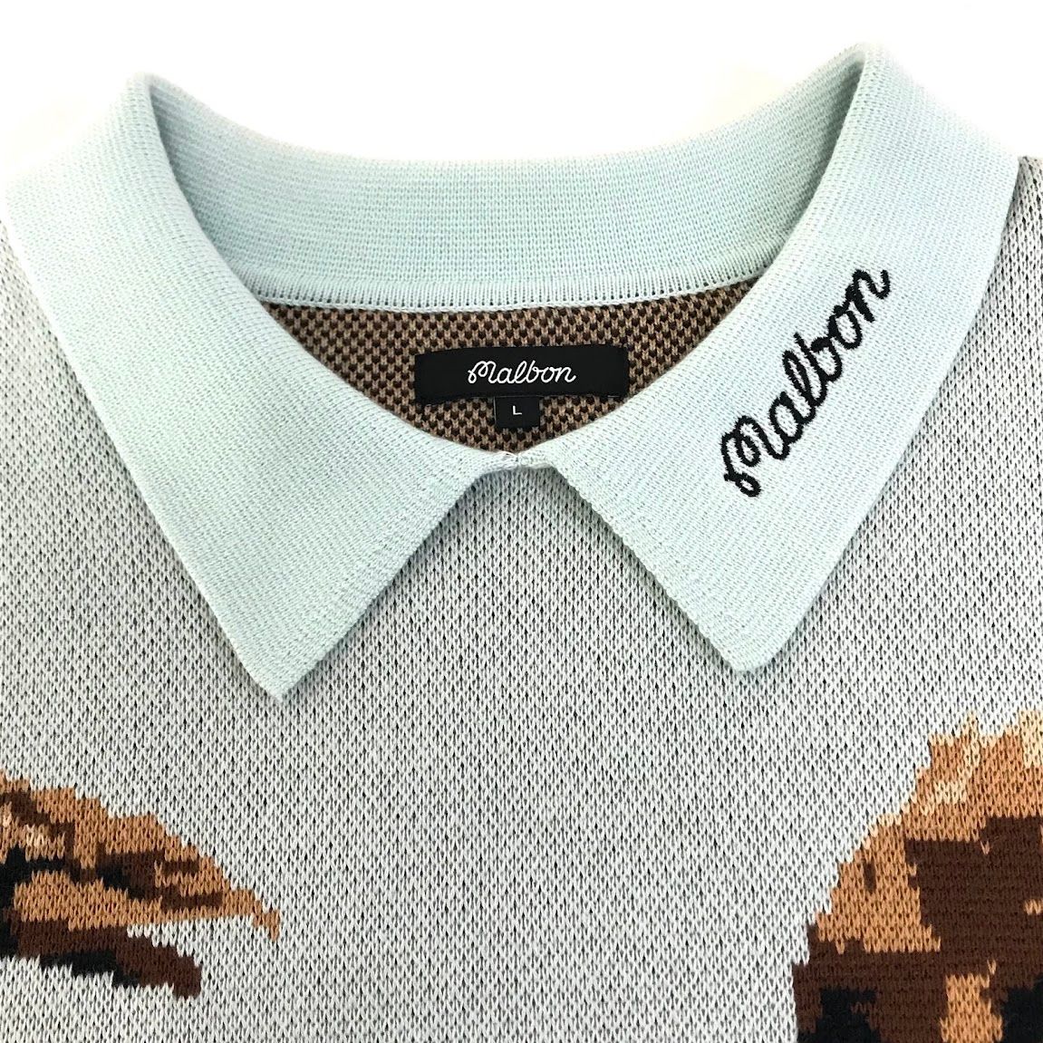 【新品】MALBON キャラクター刺繍セーター Mサイズ　マルボン マルボンゴルフ Malbon レディース セーター うさぎ柄 - メルカリ