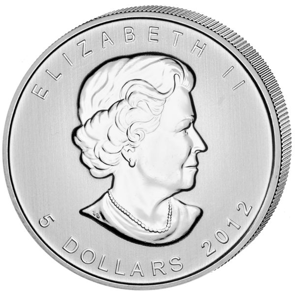 2012年 (新品) カナダ「ヘラジカ・ムース」純銀 1オンス 銀貨 保証書・カプセル付き] 2012年 (新品) カナダ「ヘラジカ・ムース