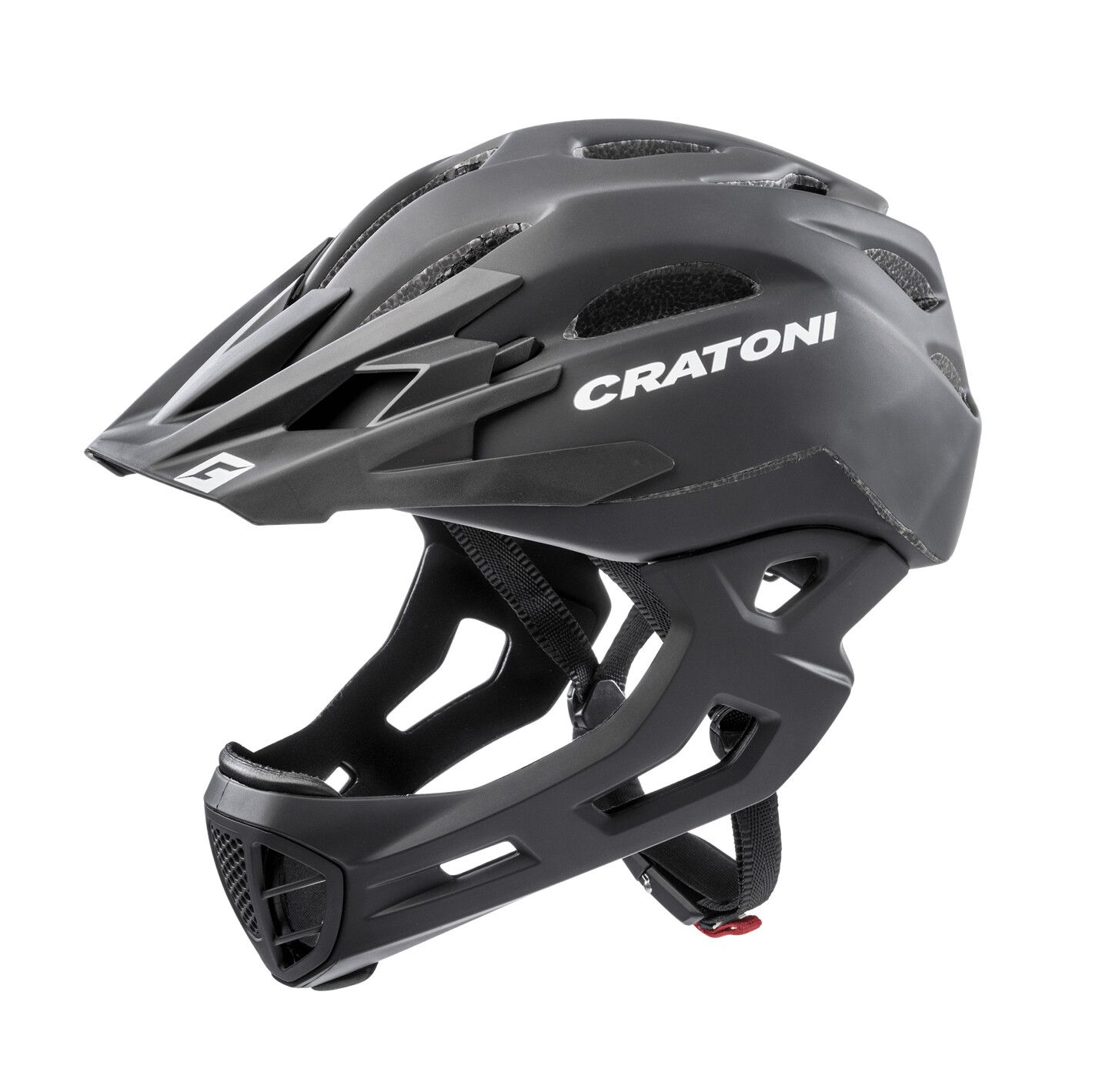最速発送 キッズヘルメット クラトーニ CRATONI Cマニアック ブラック マット SM 52-56cm