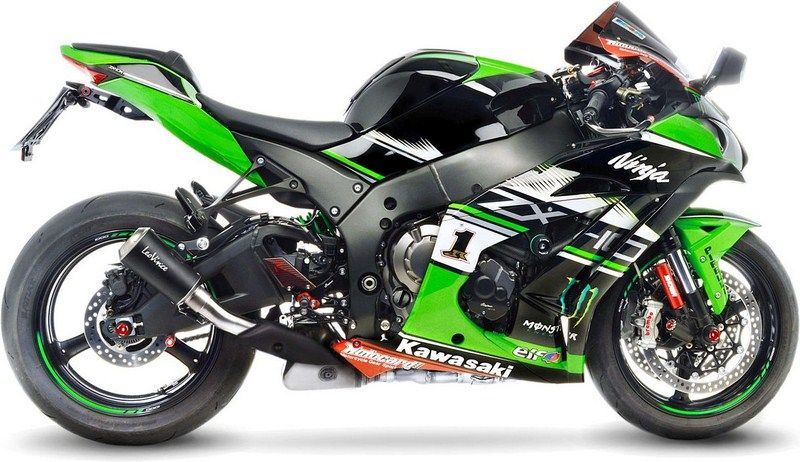 LeoVince / レオビンチ LV-10 ブラック スリップオン ステンレス