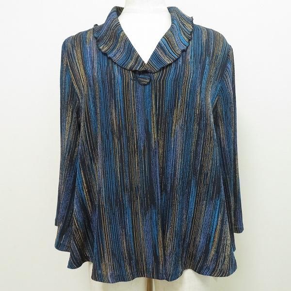 OLEANA オレアナ ニットジャケット Lブルー系 ノルウェー製 OLEANA