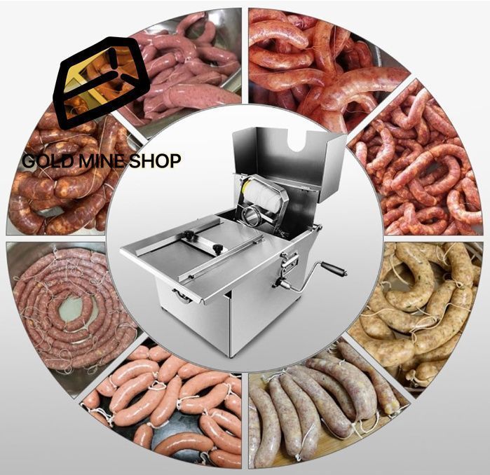 折りたたみ式ハンドルと肉詰めハム用フットパッド付き手